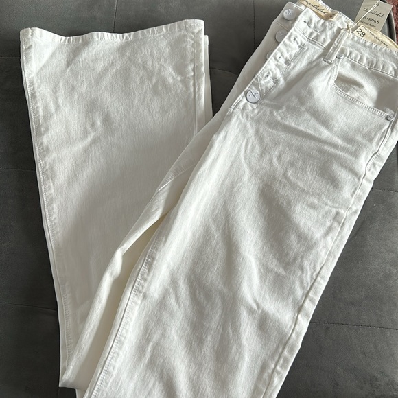 NWT Unpublished Janet High Rise Flare Buttonfly Sz 28 - Picture 3 of 8